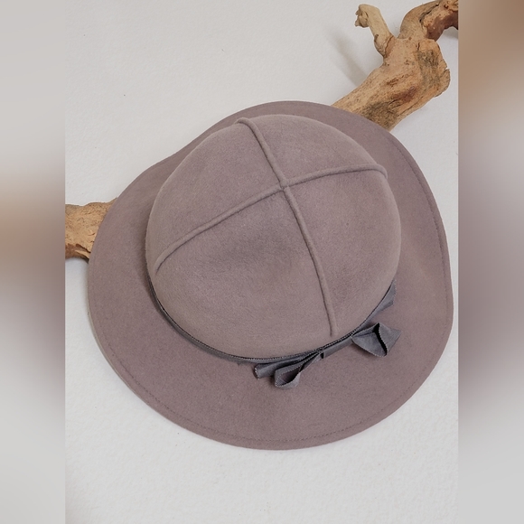 VINTAGE 100% WOOL HAT WITH WIDE BRIM - Picture 10 of 11